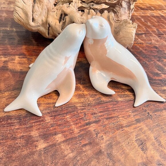 Set Of Vintage Ceramic Seal Figurines - Picture 9 of 13